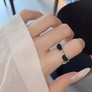 Cute Sunglasses ring adjustable size