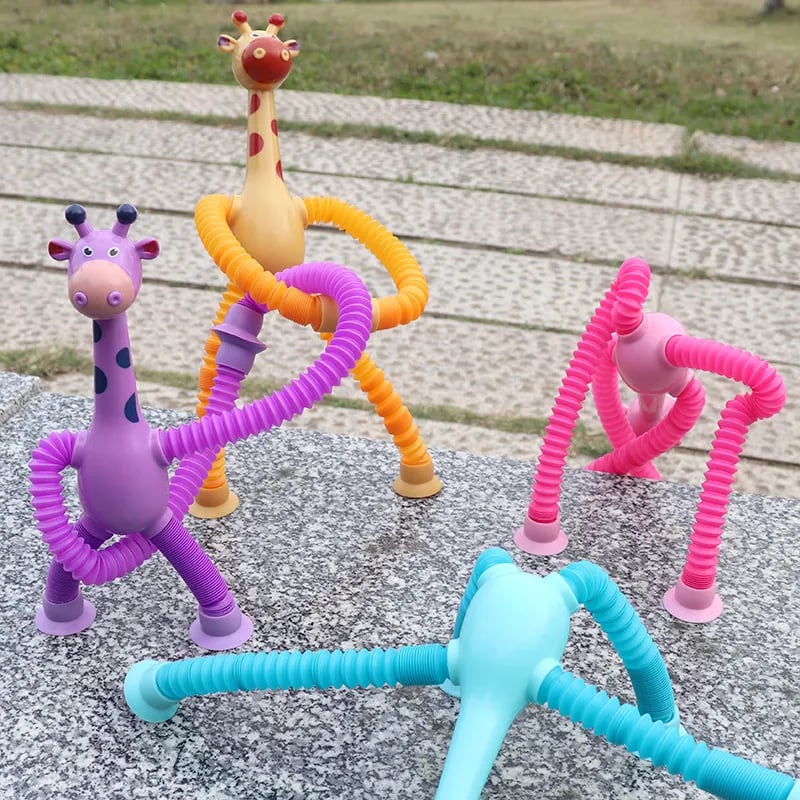 Telescopic Suction Cup Giraffe/Robot Toy