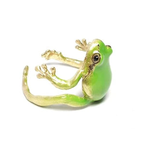 Tree Frog Ring & Earrings