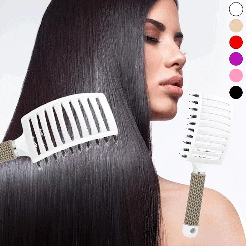 Smooth hair Detangling Nylon Brush