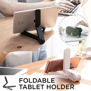 Foldable Tablet Holder-Multi-angle adjustable